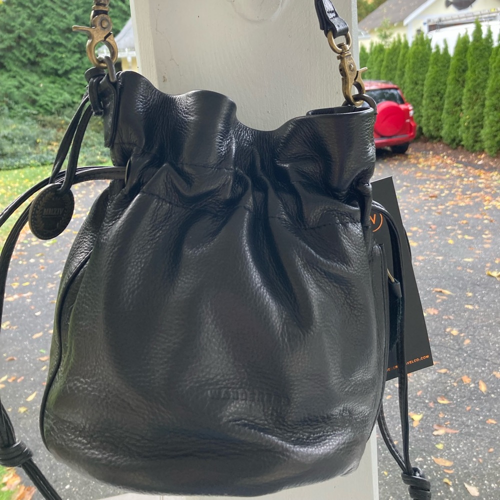 Wanderer’s Travel Co. Black Bronte Bucket Bag